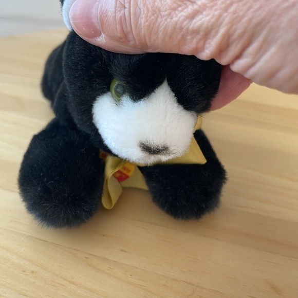 Vintage Mini Floppy black and white cat. See photos for measurements. - Picture 2 of 7